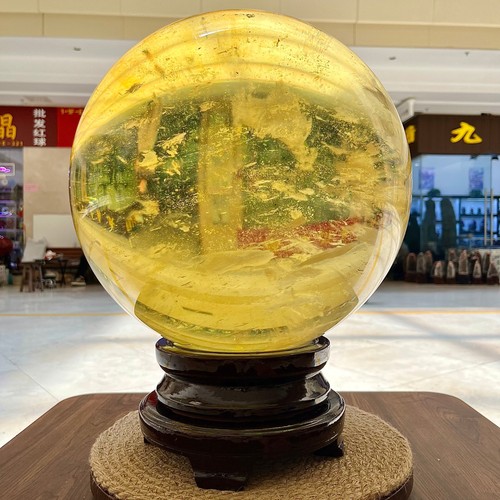 Sfera vetro giallo - sfera,