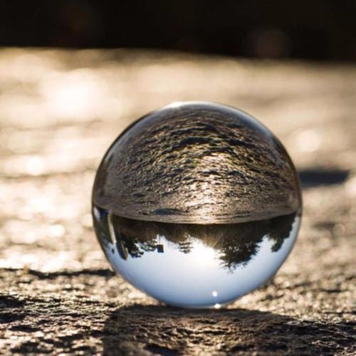 Sfera vetro trasparente 40 - di,