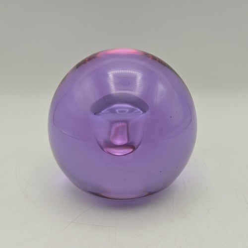 Fermacarte sfera vetro
