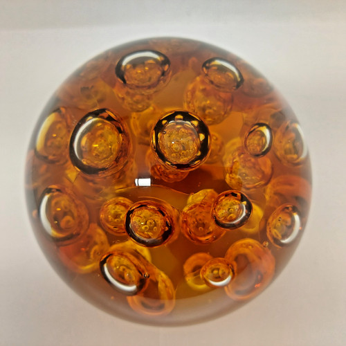Fermacarte sfera vetro