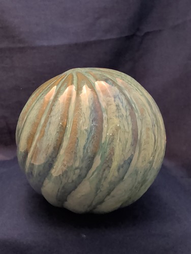 Grande sfera blu vetro - grande,