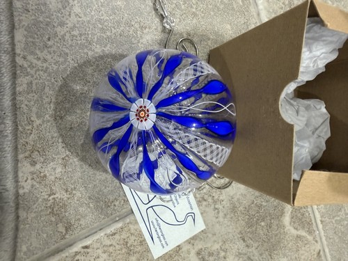 Ornamento sfera murrini vetro - ornamento,