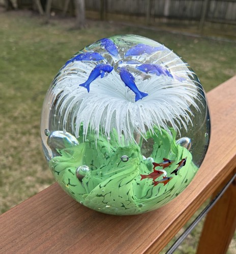 Grande sfera vetro rotonda - grande, di