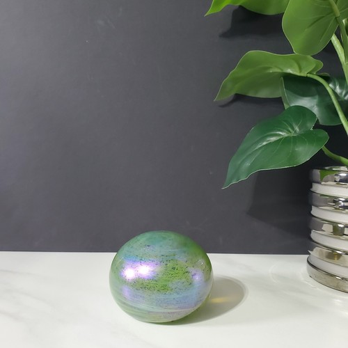 Fermacarte sfera vetro