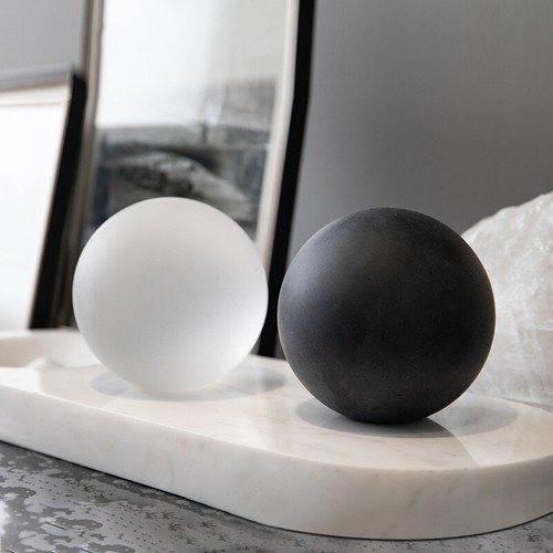 Sfera cristallo smerigliato
