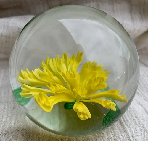 Fermacarte sfera vetro